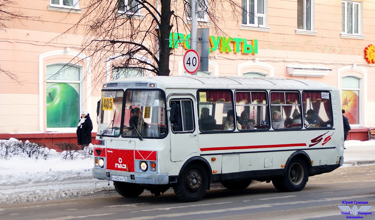 Томская область, ПАЗ-32054 № Х 402 АН 70