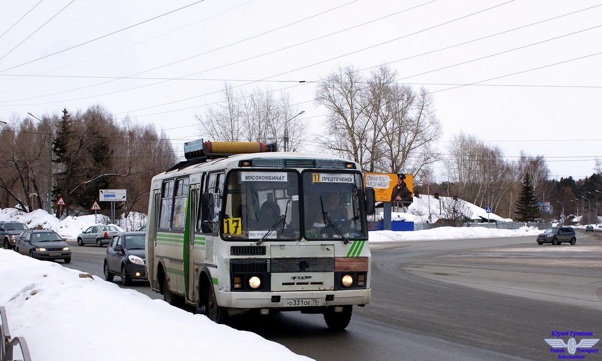 Томская область, ПАЗ-32051-110 № О 331 ОЕ 70