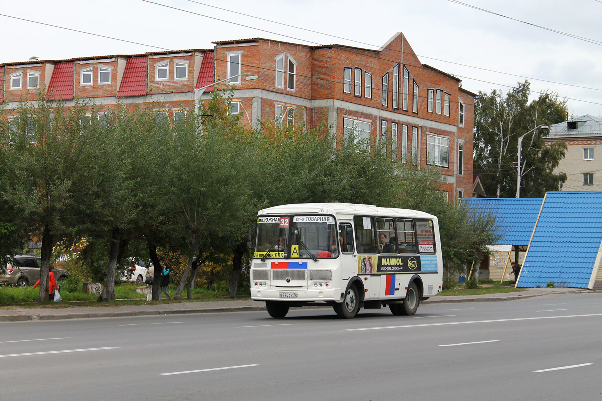 Томская область, ПАЗ-32054 № Е 778 СХ 70