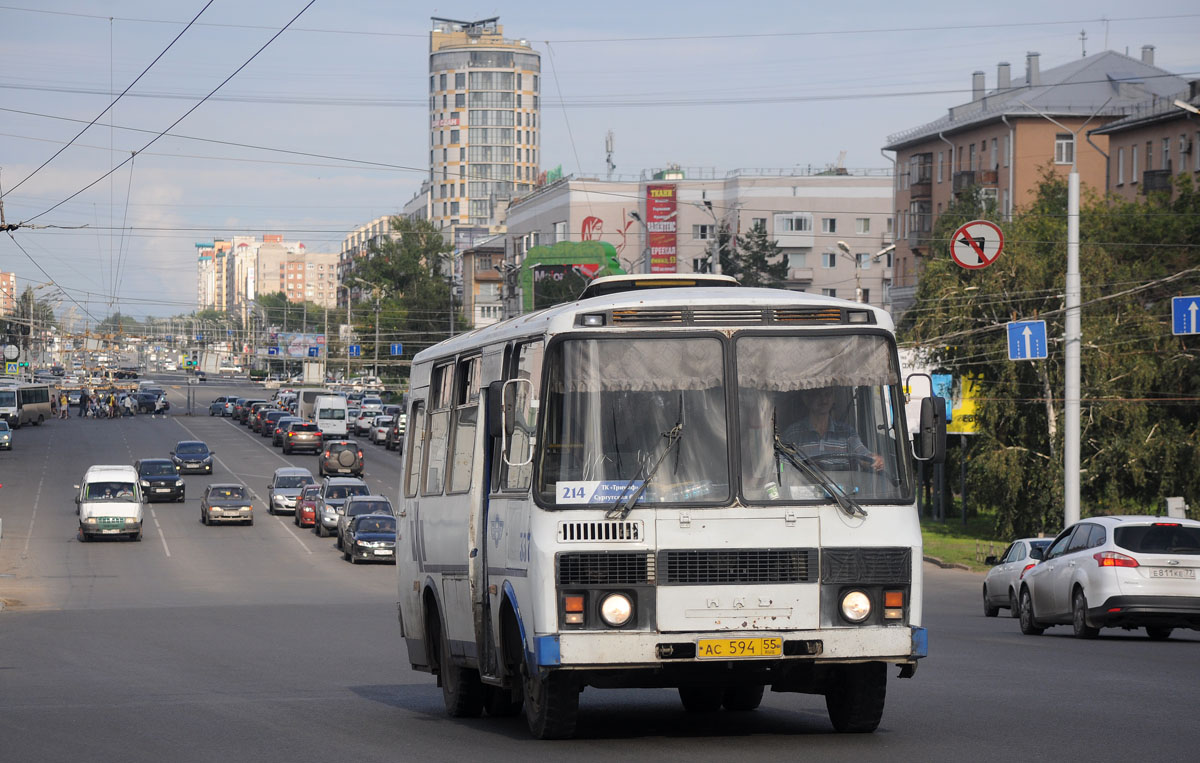 Омская область, ПАЗ-32053 № 337