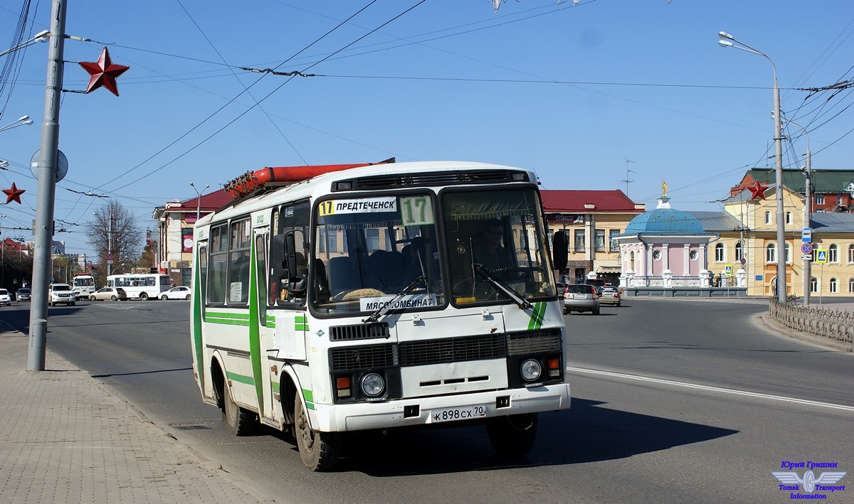 Томская область, ПАЗ-32054 № К 898 СХ 70