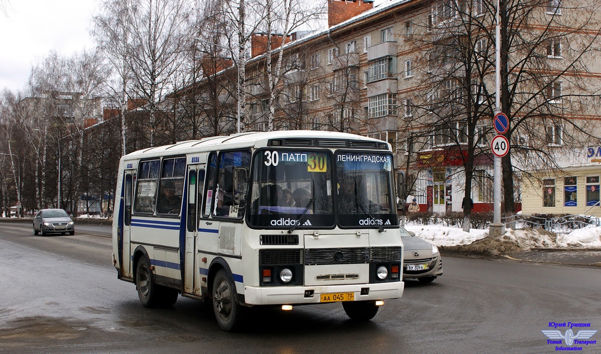 Томская область, ПАЗ-32054 № АА 045 70