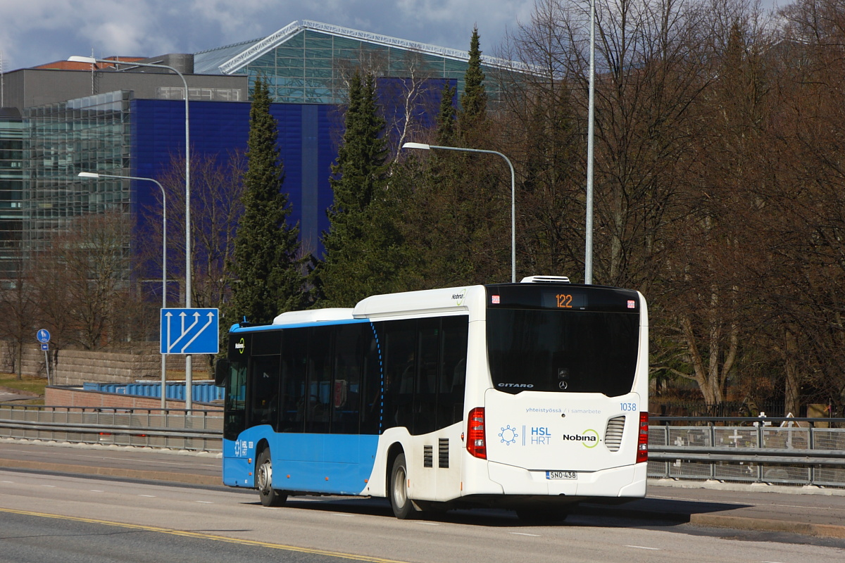 Финляндия, Mercedes-Benz Citaro C2 LE MÜ № 1038