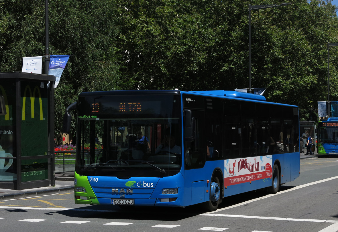 Испания, MAN A21 Lion's City NL280 № 740