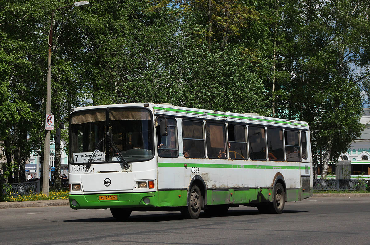 Вологодская область, ЛиАЗ-5256.26 № 0938