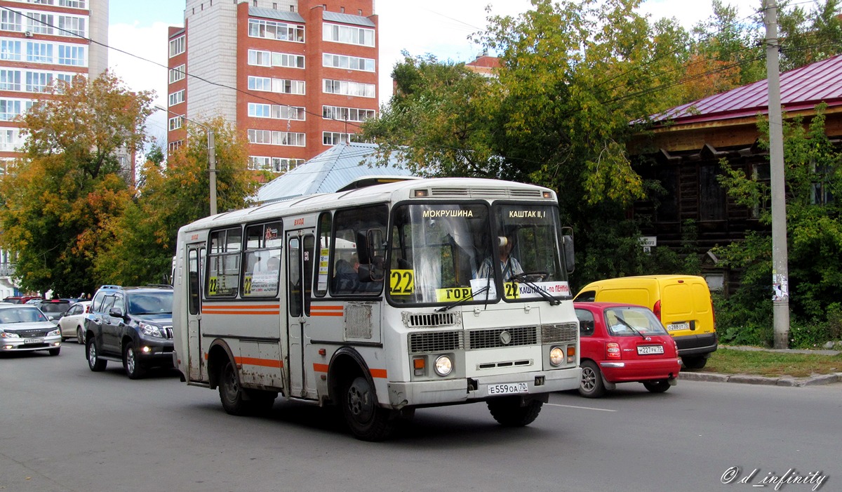 Томская область, ПАЗ-32054 № Е 559 ОА 70