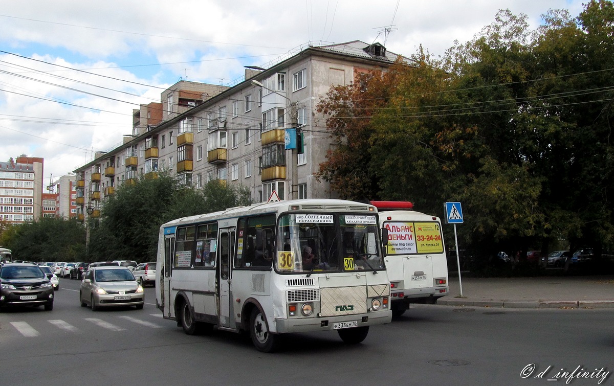 Томская область, ПАЗ-32054 № Е 333 ЕМ 70