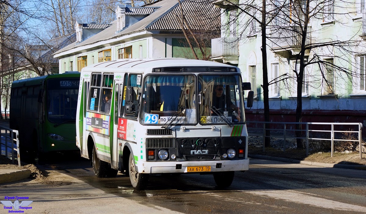 Томская область, ПАЗ-32054 № АА 673 70