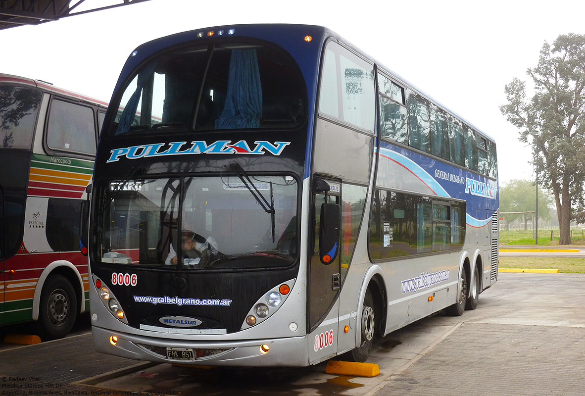 Аргентина, Metalsur Starbus 405 № 8006