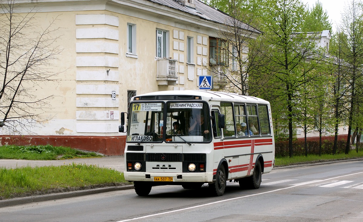 Томская область, ПАЗ-32054 № АА 537 70