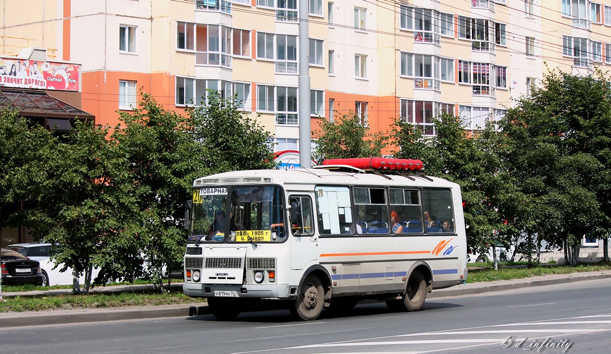 Томская область, ПАЗ-32054 № К 819 МН 70