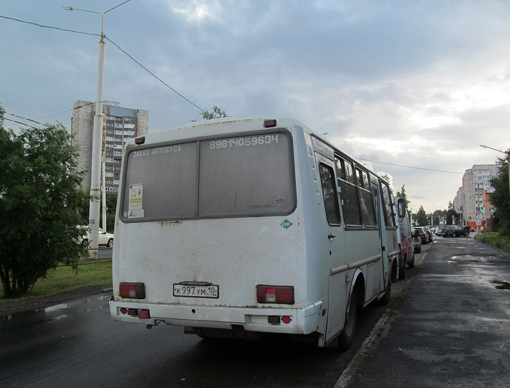 Карелия, ПАЗ-32053 № К 997 УМ 10