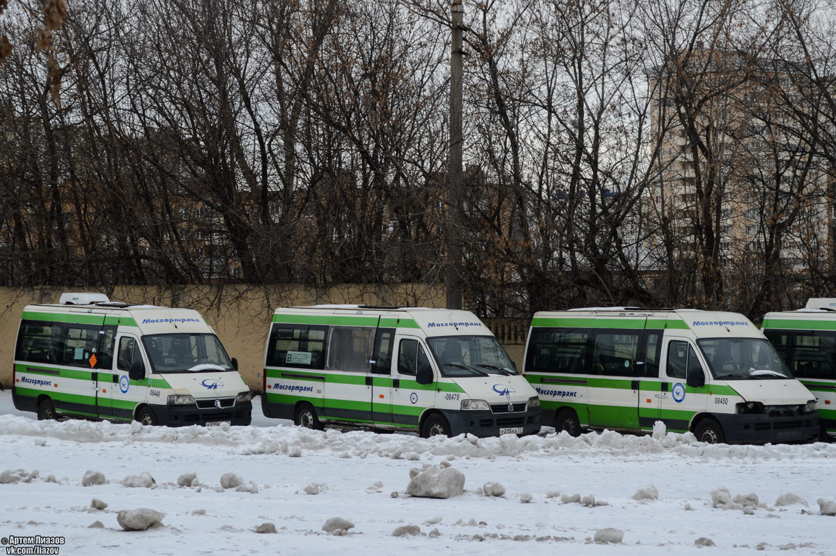 Москва, FIAT Ducato 244 CSMMC-RLL, -RTL № 08448; Москва, FIAT Ducato 244 CSMMC-RLL, -RTL № 08479; Москва, FIAT Ducato 244 CSMMC-RLL, -RTL № 08450