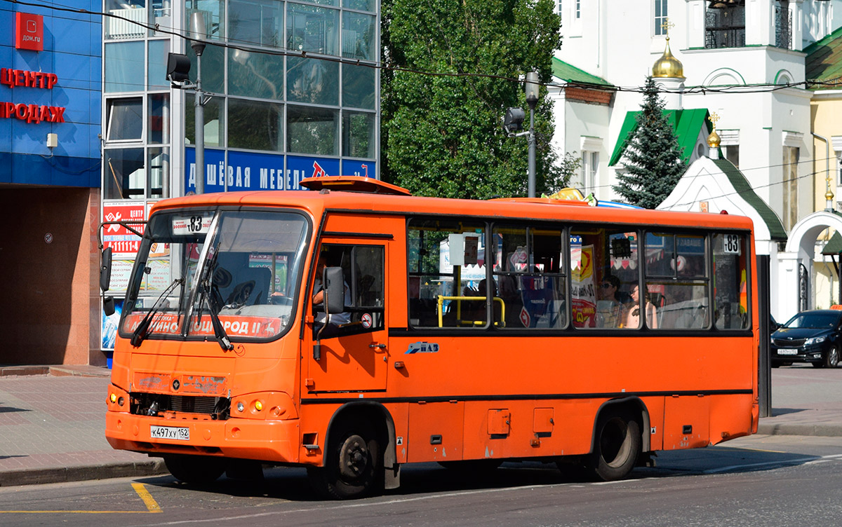 Нижегородская область, ПАЗ-320402-05 № К 497 ХУ 152