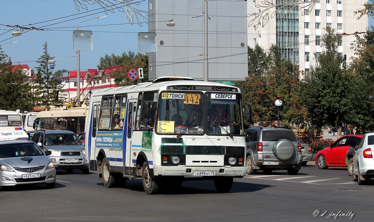 Томская область, ПАЗ-32054 № К 895 НТ 70