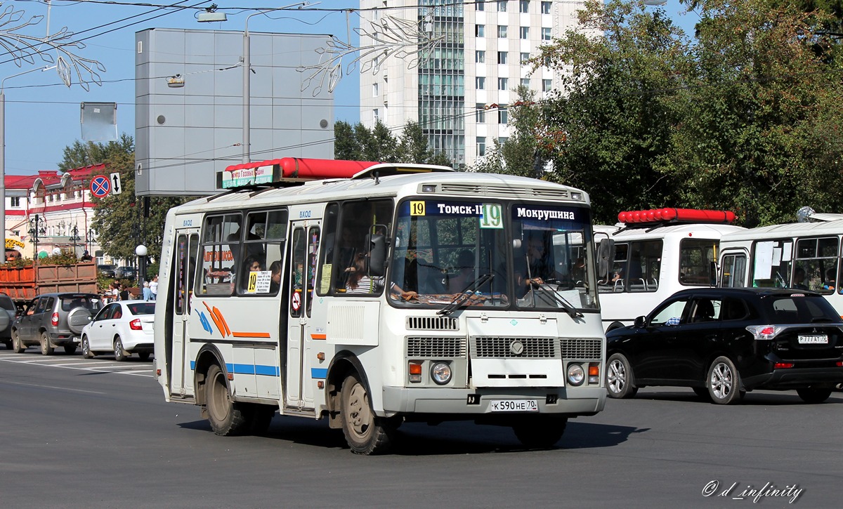 Томская область, ПАЗ-32054 № К 590 НЕ 70