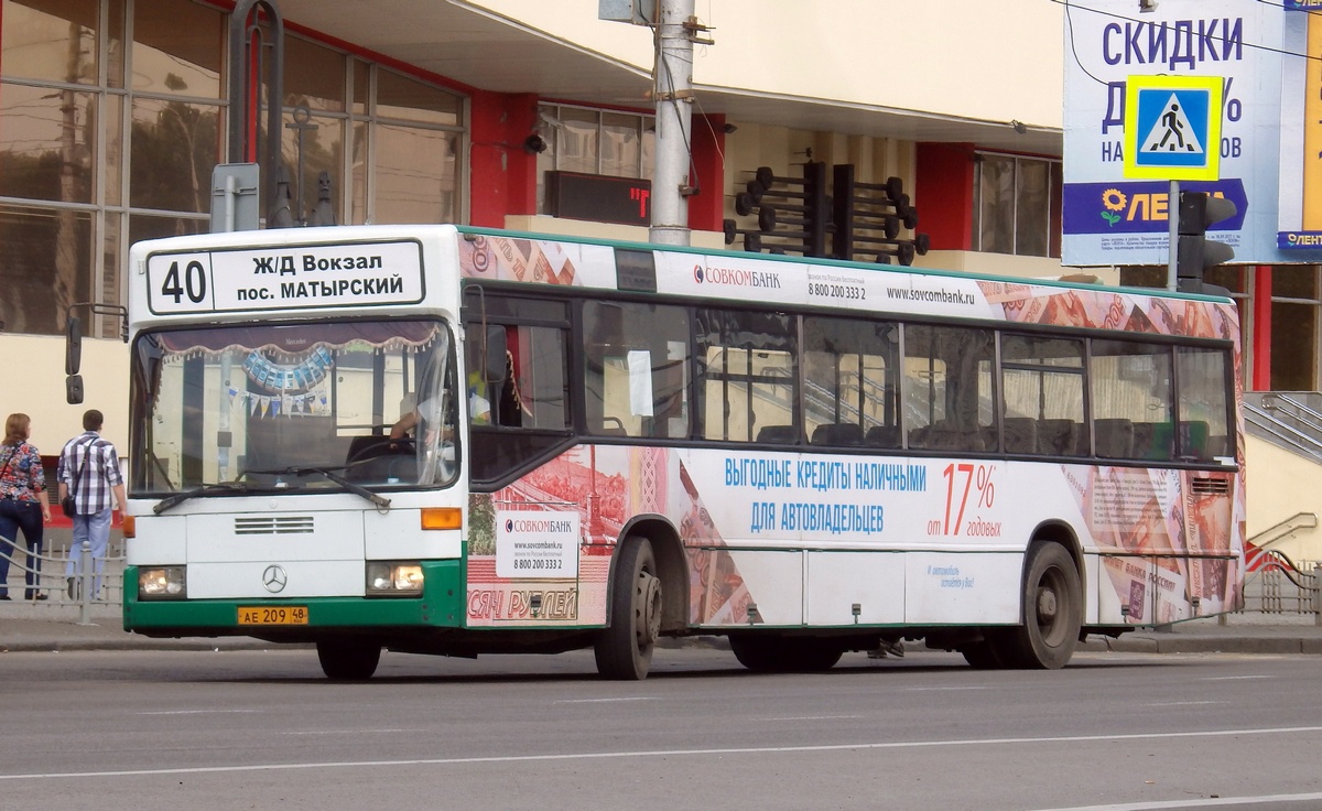 Липецкая область, Mercedes-Benz O405N № АЕ 209 48