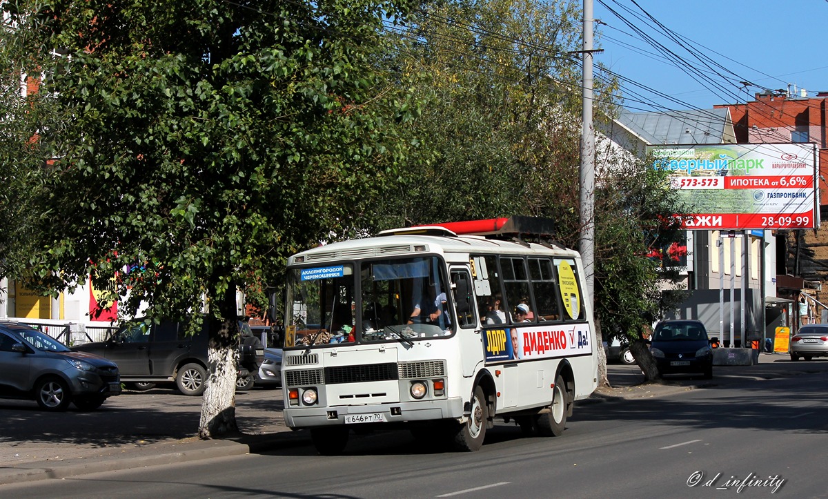 Томская область, ПАЗ-32054 № Е 646 РТ 70