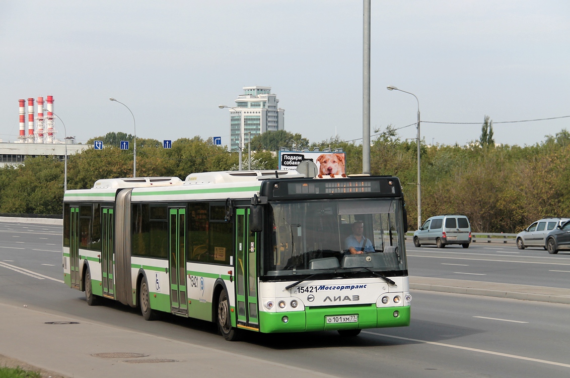 Москва, ЛиАЗ-6213.22-01 № 15421