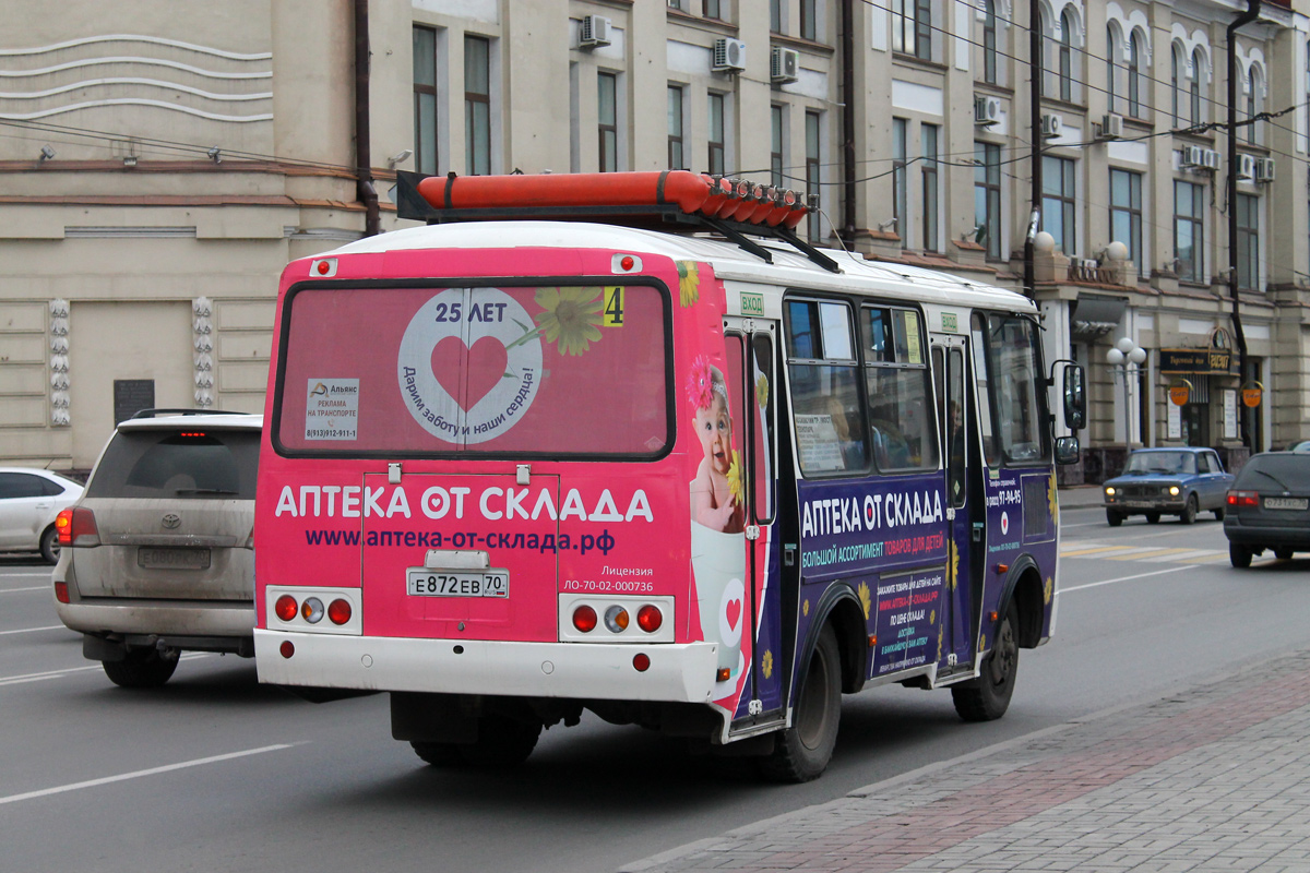 Томская область, ПАЗ-32054 № Е 872 ЕВ 70