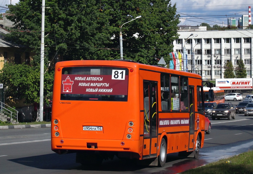 Nizhegorodskaya region, PAZ-320414-05 "Vektor" (1-2) Nr. О 954 УА 152