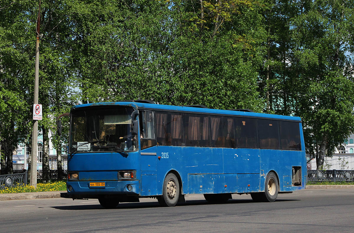 Вологодская область, ЛАЗ-520780 "Лайнер-12" № АК 155 35