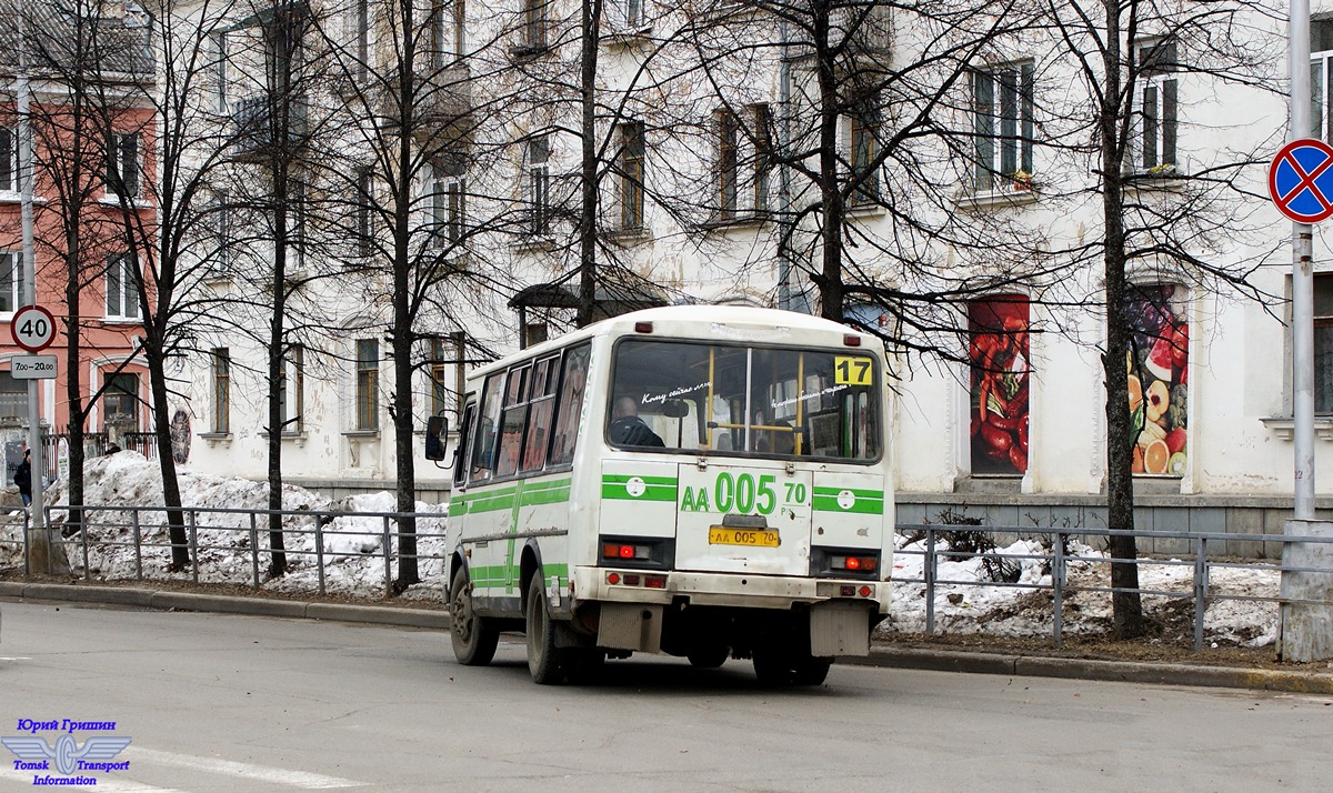 Томская область, ПАЗ-32054 № АА 005 70