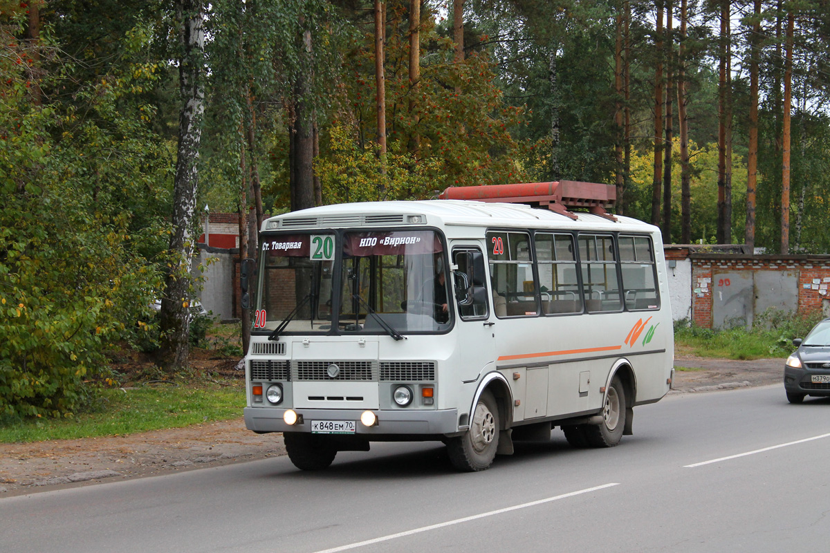 Томская область, ПАЗ-32054 № К 848 ЕМ 70