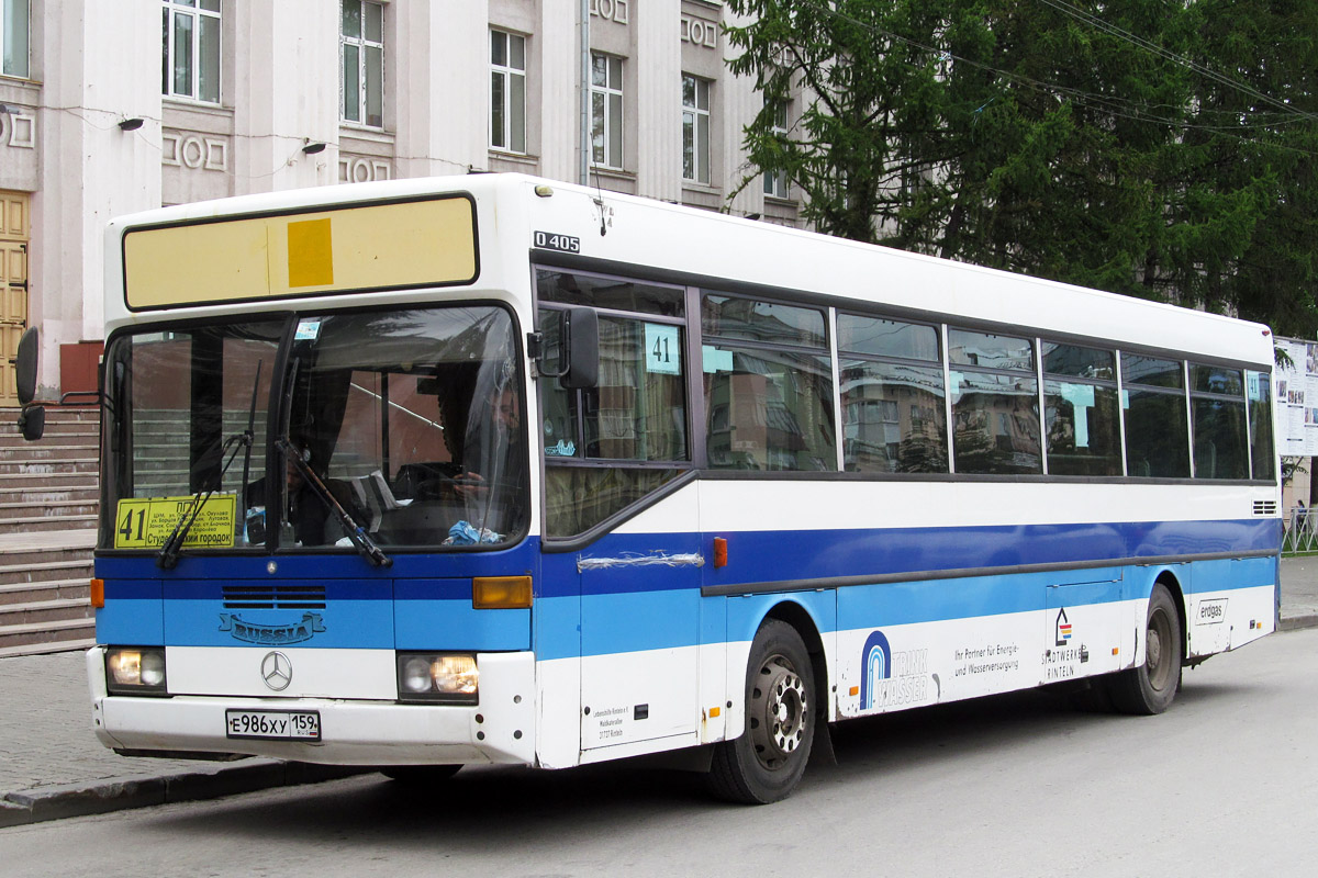 Пермский край, Mercedes-Benz O405 № Е 986 ХУ 159