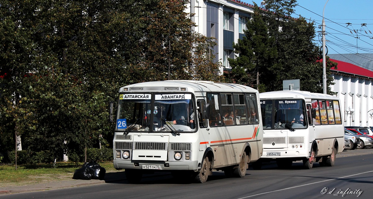 Томская область, ПАЗ-32054 № К 521 ТМ 70