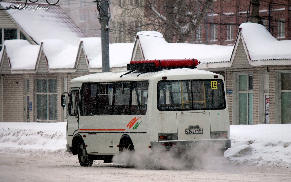 Томская область, ПАЗ-32054 № Е 028 ТТ 70