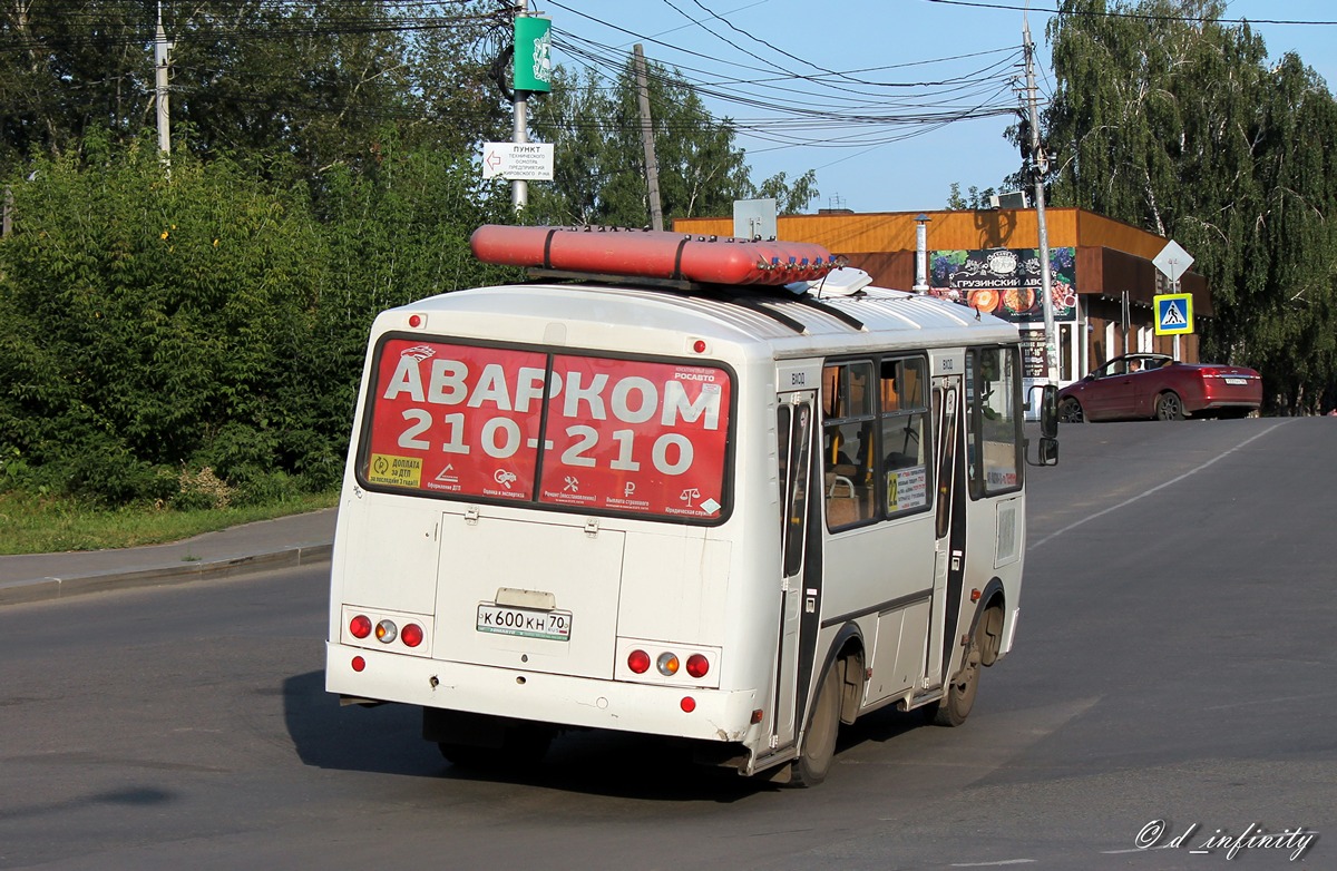 Томская область, ПАЗ-32054 № К 600 КН 70