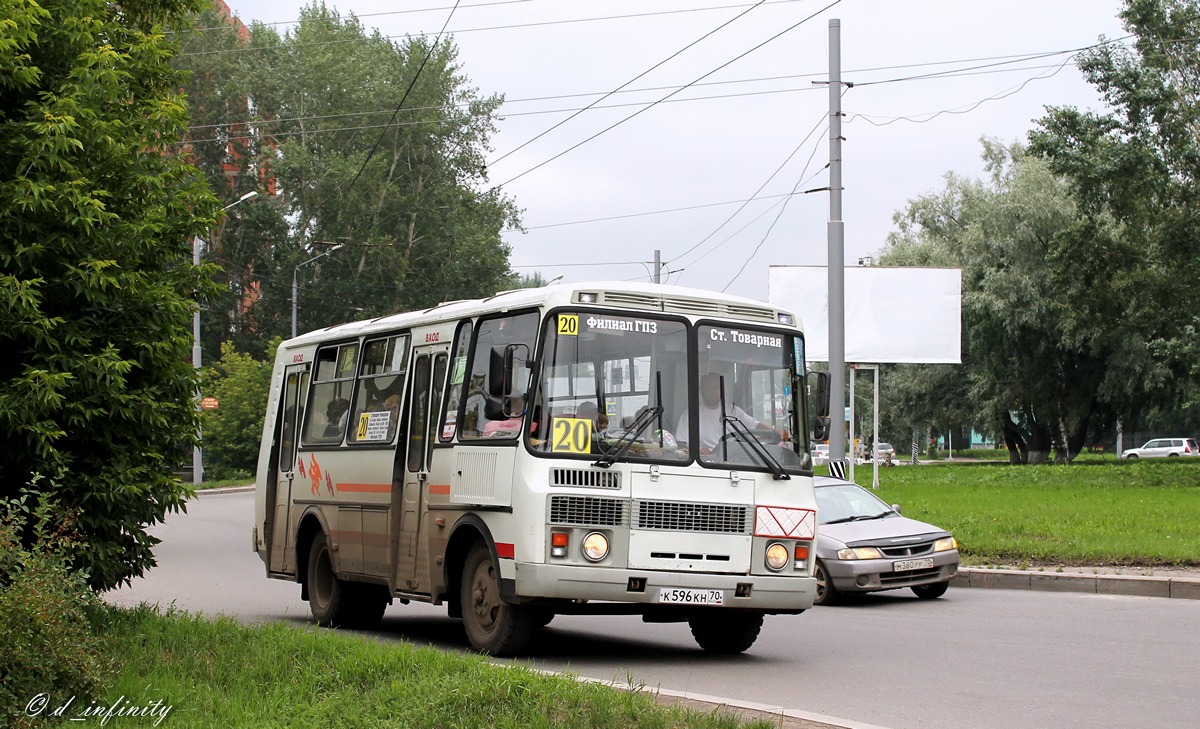 Томская область, ПАЗ-32054 № К 596 КН 70