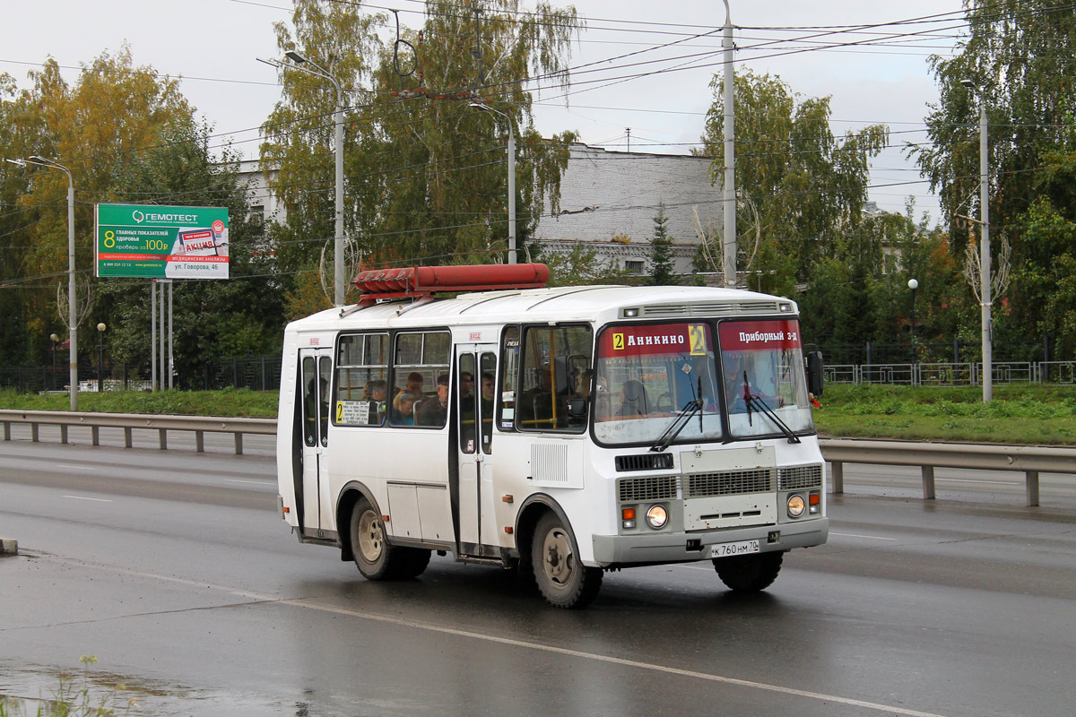 Томская область, ПАЗ-32054 № К 760 НМ 70