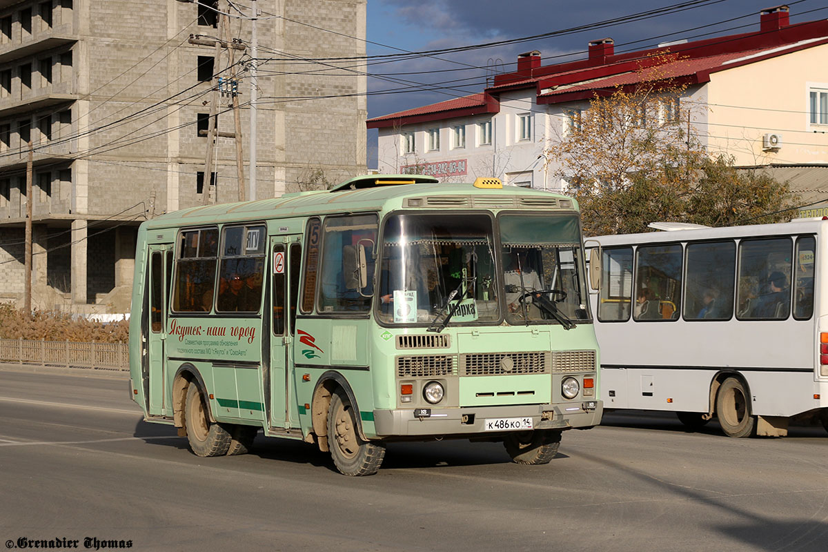 Саха (Якутия), ПАЗ-32054 № К 486 КО 14