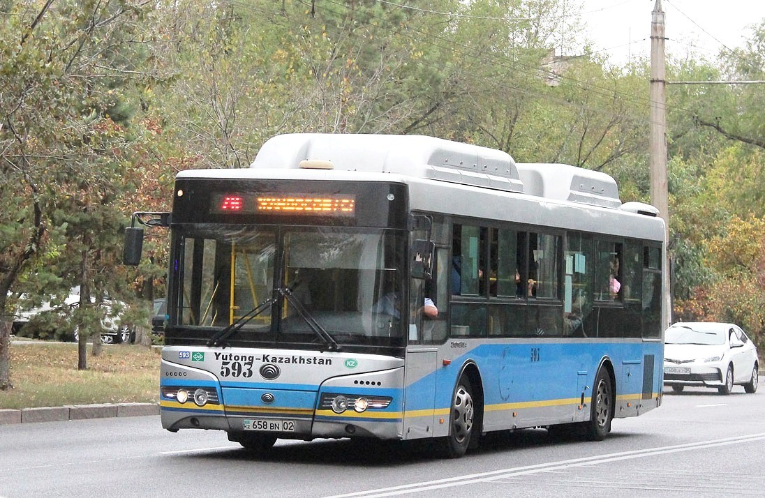 Алматы, Yutong ZK6118HGA № 593