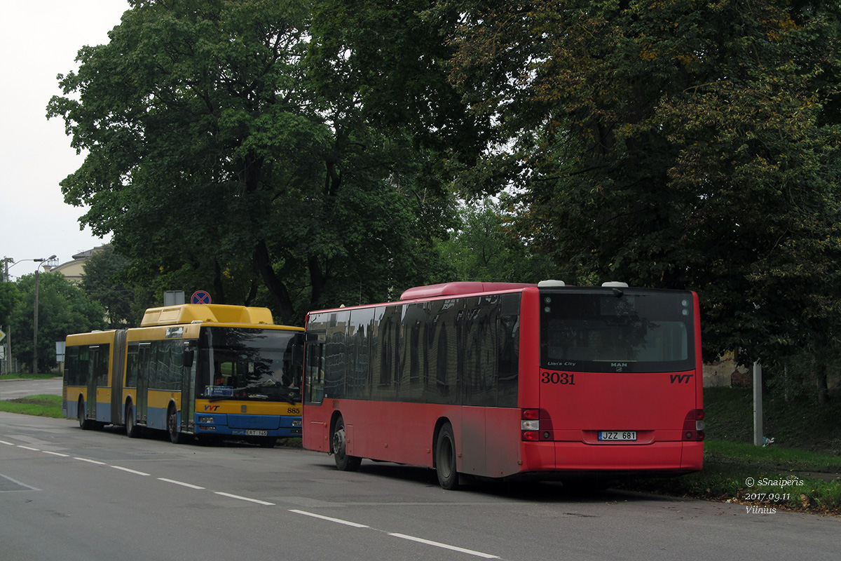 Літва, MAN A21 Lion's City NL273 № 3031