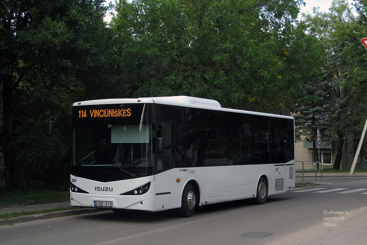 Литва, Anadolu Isuzu Citibus (Yeni) № V7005