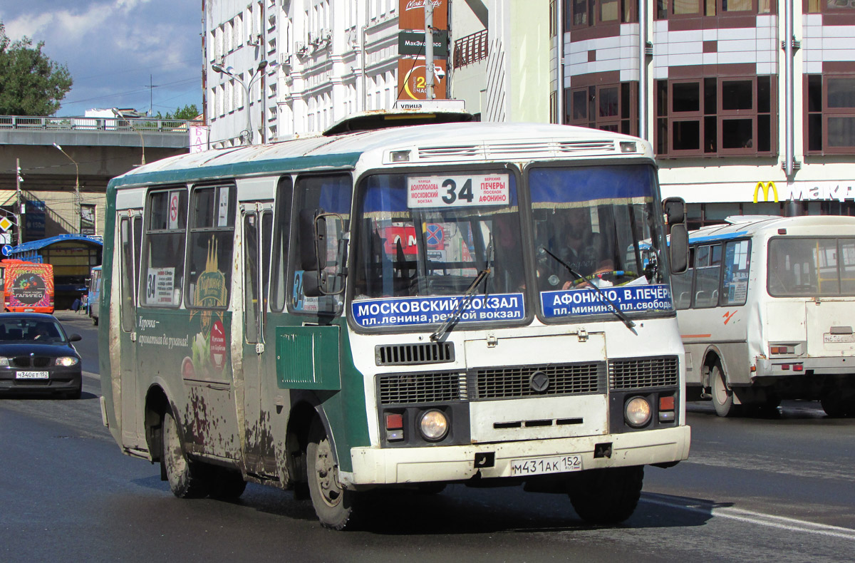 Нижегородская область, ПАЗ-32054 № М 431 АК 152