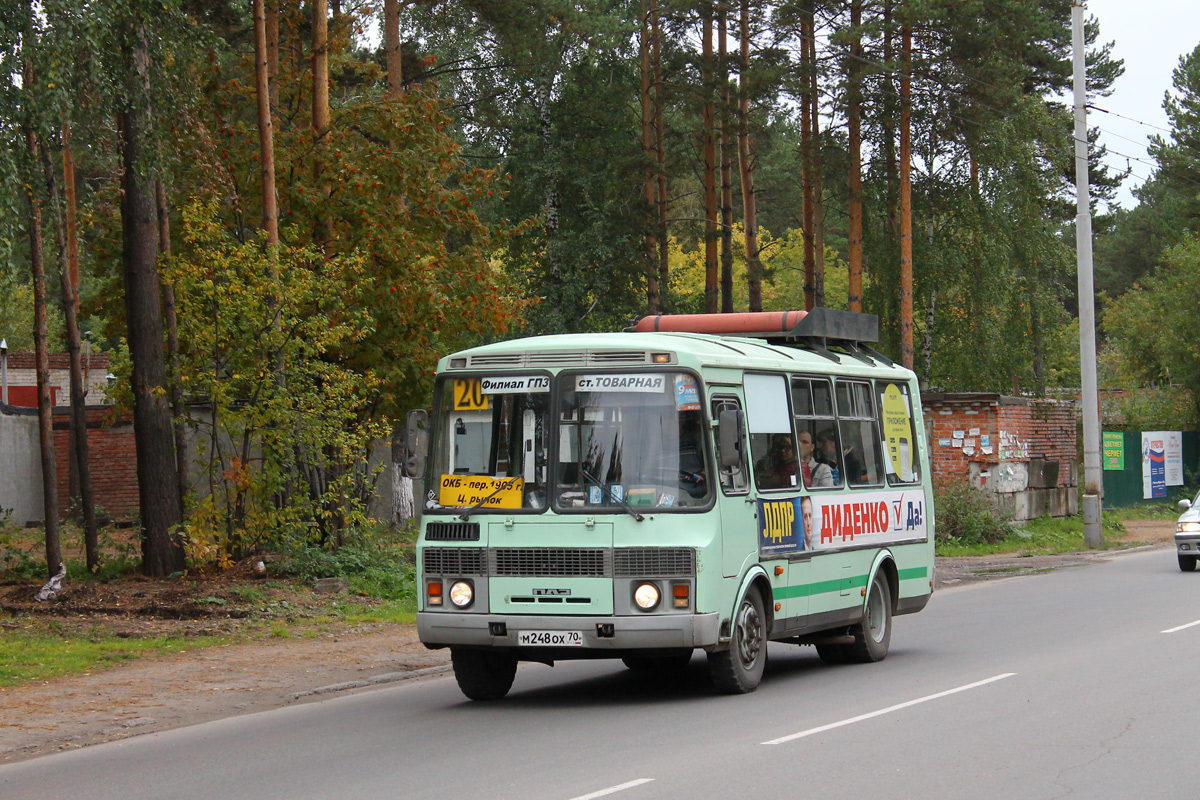 Томская область, ПАЗ-32054 № М 248 ОХ 70