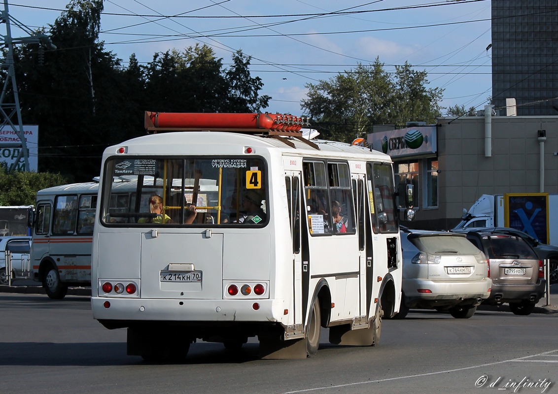 Томская область, ПАЗ-32054 № К 214 КН 70