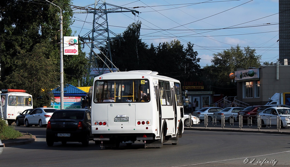 Томская область, ПАЗ-32054 № Е 008 ЕК 70