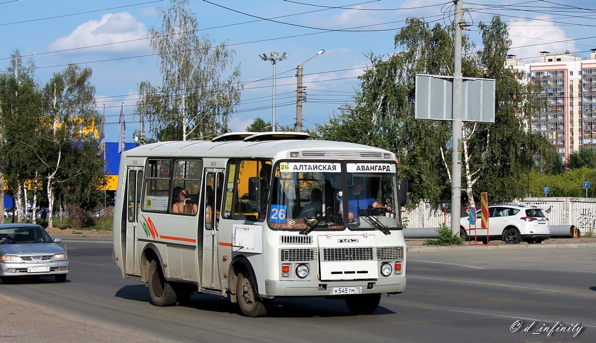 Томская область, ПАЗ-32054 № К 545 ТМ 70