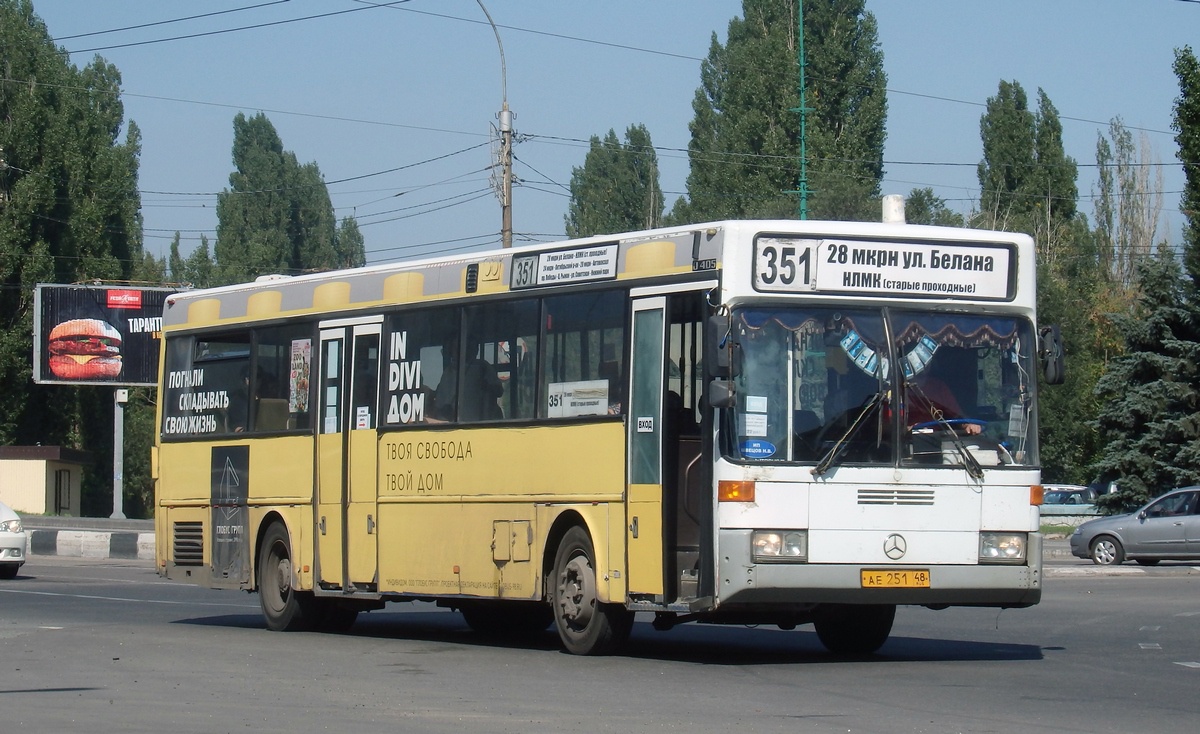 Липецкая область, Mercedes-Benz O405 № АЕ 251 48