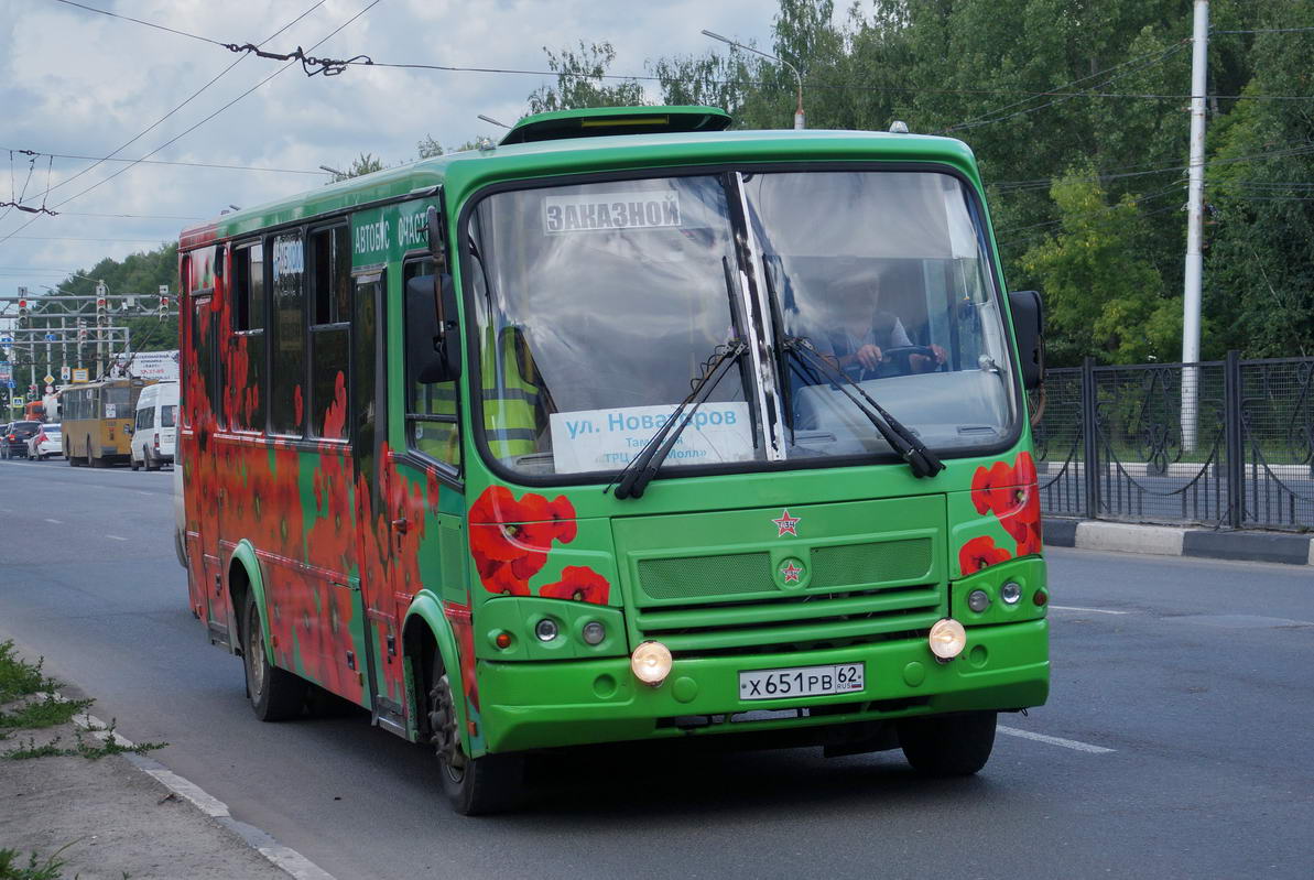 Рязанская область, ПАЗ-320412-05 № Х 651 РВ 62