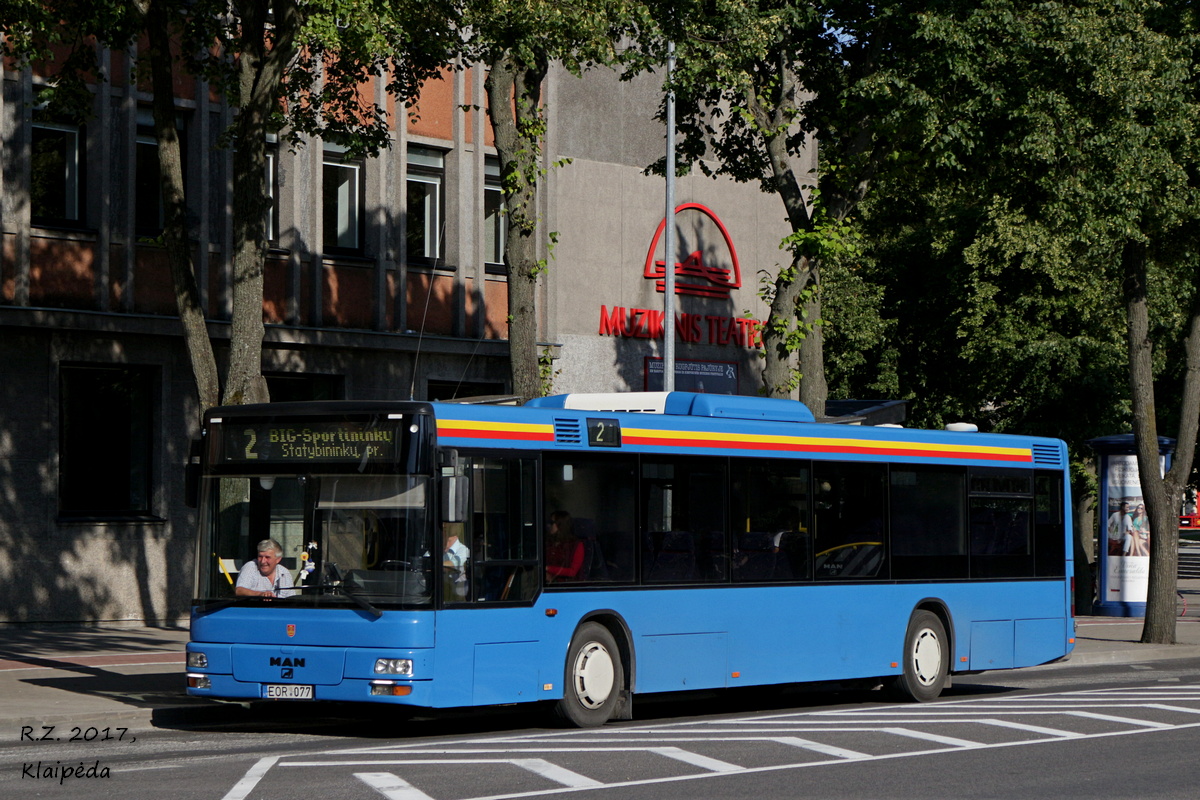 Литва, MAN A20 NÜ313 № EOR 077