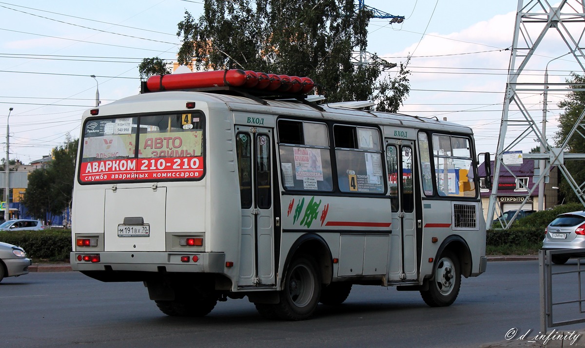 Томская область, ПАЗ-32054 № М 191 ВХ 70