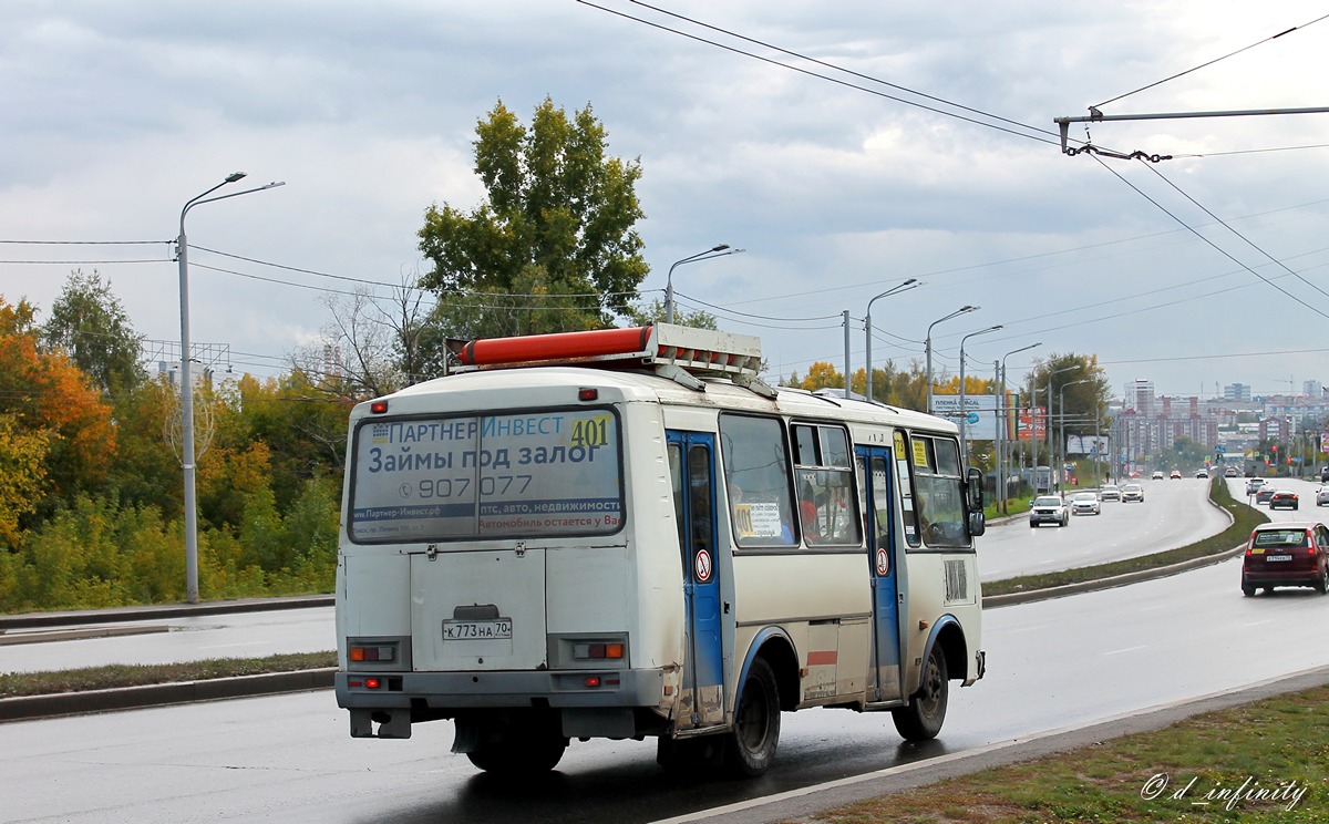 Томская область, ПАЗ-32054 № К 773 НА 70