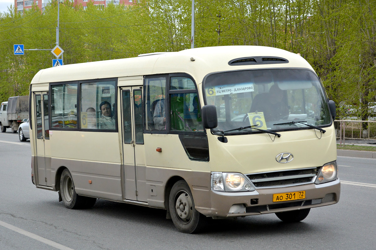 Тюменская область, Hyundai County Kuzbass № АО 301 72