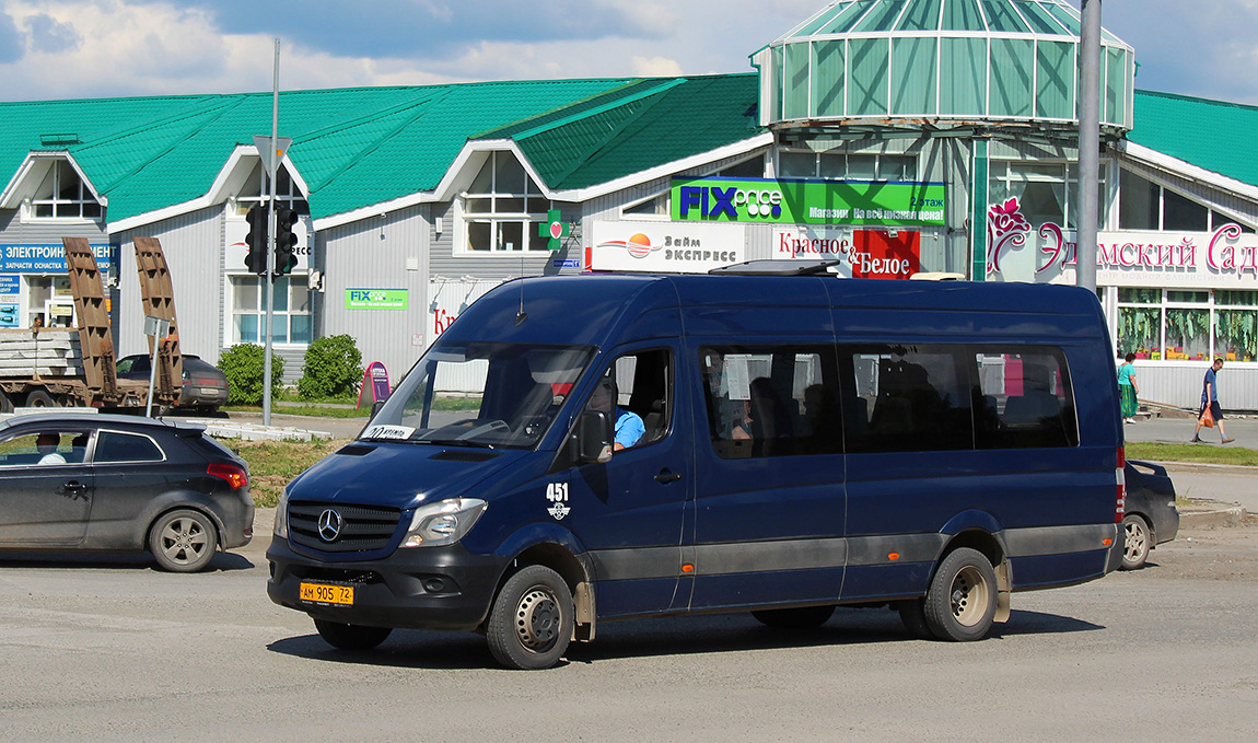 Тюменская область, Луидор-22360C (MB Sprinter) № 451